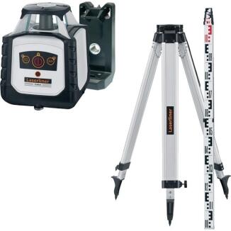 Rotationslaser Cubus 210 S, max. 200m, vollautomatisch, inkl. Stativ, Fernbedienung, Akku