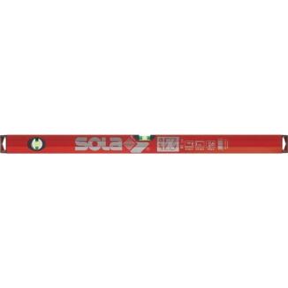 Wasserwaage BIG X Aluminium rot SOLA, 30-200 cm, präzise ± 0,5mm/m, ergonomisch, FOCUS-Libelle