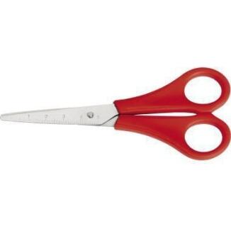 Westcott Kinderschere Kids 5 Zoll spitz, rot oder blau, rostfrei, für Rechtshänder, ab 6 Jahren