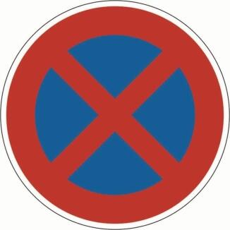 Verkehrszeichen VZ 283 Absolutes Haltverbot 600 mm, Aluminium, RA1 oder RA2