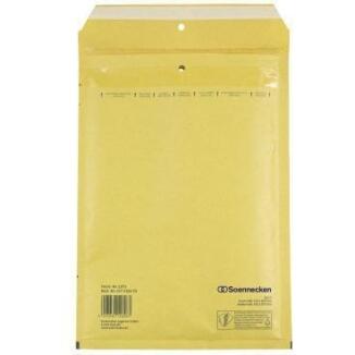 Soennecken Luftpolstertasche D/1 170x265mm, natronbraun, Adhäsionsverschluss, 100 St./Pack
