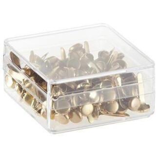 ALCO Musterbeutelklammern Rundkopf 7x23mm, messing beschichtet, 100 Stück pro Packung