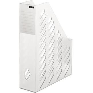 HAN Stehsammler BRILLANT 1602-63 DIN A4/C4 klar transluzent, stilvoll, extra hohe Vorderseite