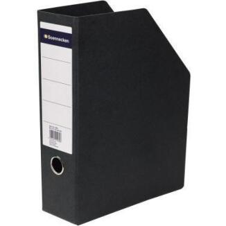 Soennecken Stehsammler 2000, DIN A4 hoch, 85mm, schwarz, stabil, für Kataloge, Prospekte,