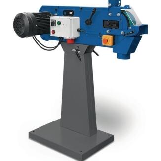 Bandschleifmaschine MBSM 75-203-2, 75x2000mm, 2,5kW oder 3,3kW, vibrationsfreier Lauf, mit Absaugung