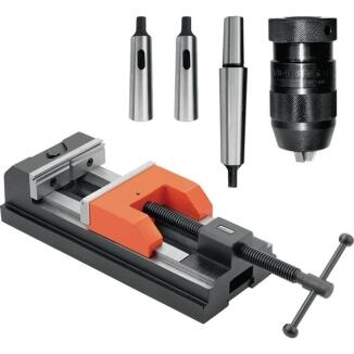 Bohrpaket 3 m, Flottfelix 2.0, 100 mm Schraubstock, Schnellspannbohrfutter B18, MK2