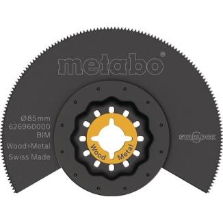Metabo Starlock Segmentsägeblatt D.85mm BiM, 20TPI, für Holz, Kunststoffe, hohe Lebensdauer