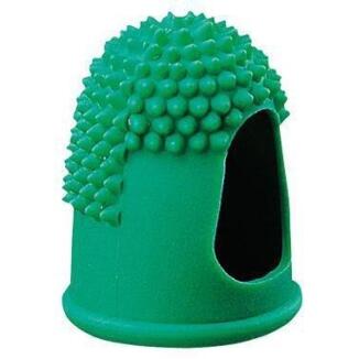 Läufer Blattwender 77411 Gr.4, grün, ideal zum Zählen von Geldscheinen, für Latex-Allergiker