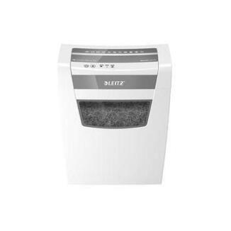 Leitz Aktenvernichter IQ Home Office, leise, kompakt, Partikelschnitt, DSGVO-konform, weiß