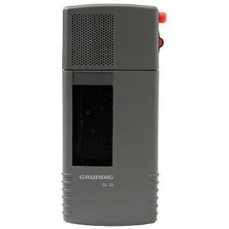 GRUNDIG Diktiergerät SH10, titan, Akku oder Netzbetrieb, Steno-Cassette 30, kompakt und leicht