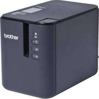 Brother P-touch P950NW, WLAN, USB, 12 Schriftstile, Barcode-Druck, Etiketten drucken, anthrazit