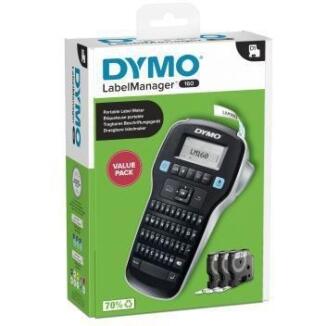 DYMO LabelManager 160, Beschriftungsgerät, QWERTZ-Tastatur, 6 Schriftgrößen, 228 Symbole
