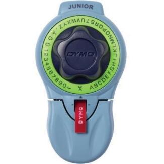 DYMO Prägegerät Junior, benutzerfreundlich, ergonomisch, inkl. 9 mm Prägeband, blau, 2 Jahre