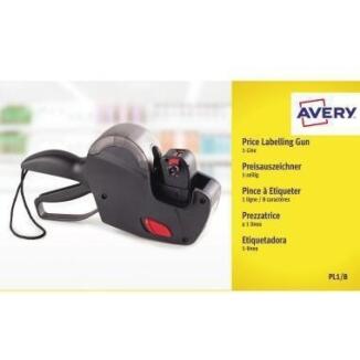 Avery Zweckform Preisauszeichnungsgerät PL1/8, ergonomisch, robust, 8 Zeichen/Zeile, schwarz