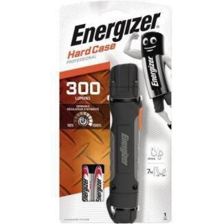 Energizer Hard Case Professional Taschenlampe, LED, 300 lm, dimmbar, robust, IPX4, inkl. Batterien