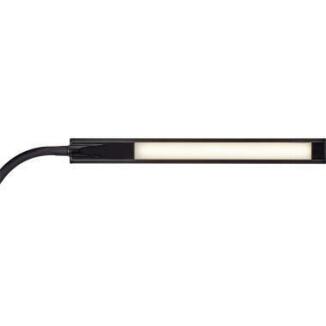 MAUL Tischleuchte MAULpirro, Klemmfuß schwarz, dimmbar, Touchfeld, warmweiß, LED, 726 lm