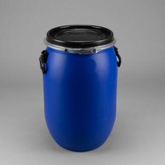 Uni-Safe Fass 60 l, zeigt Säuren und Laugen an, Uni-Safe plus Fass 60 l, absorbiert hochprozentige