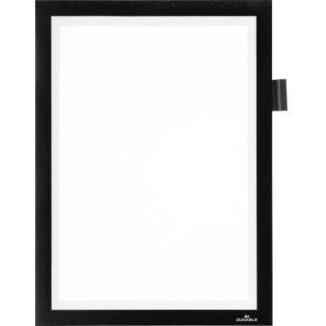 DURABLE Magnetrahmen MAGNETIC NOTE DIN A4, schwarz oder silber, auswechselbar, für Beschriftungen