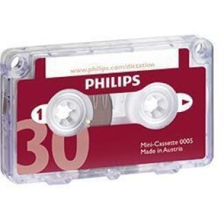 Philips Diktierkassette LFH0005, max. 2x15min, passend für analoge Diktiergeräte