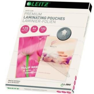 Leitz Laminierfolie UDT 125µm, DIN A4/A3/A5, 100 St./Pack, glasklar, patentierte Technologie