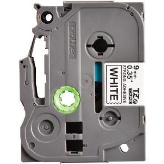 Brother Schriftband TZES221 9mmx8m, schwarz auf weiß, extra stark, laminiert, wetterfest