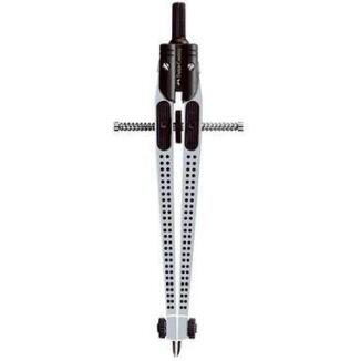 Faber-Castell Zirkel GRIP 2001, Metall silber, rutschfester Halt, gute Gängigkeit, inkl. Minenbüchse