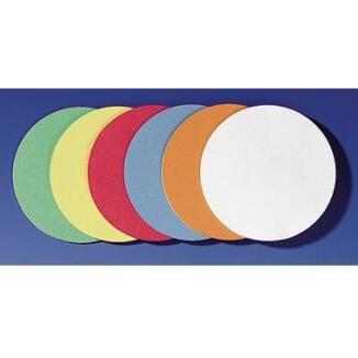 Franken Moderationskarten, selbstklebend, farbig sortiert, 300 St./Pack., 95-195 mm Durchmesser