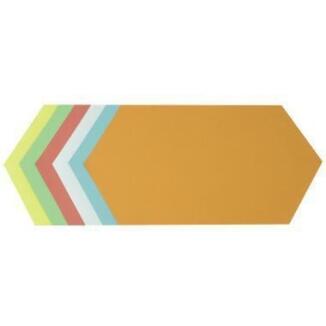 Soennecken Moderationskarten Königswabe, 250 St./Pack, 100% recycelt, farbig sortiert, 29,7 x 16,5