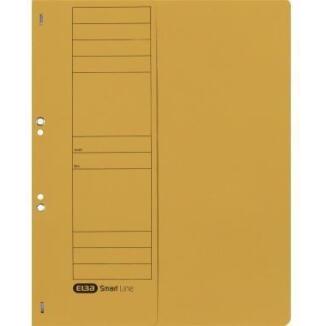 ELBA Ösenhefter DIN A4, halb kaufm. Heft, gelb oder rot, für 200 Blätter, Blauer Engel