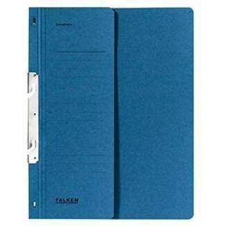 Falken Einhakhefter DIN A4, halber Deckel, 250g/m², blau, rot, grün, gelb, chamois, orange