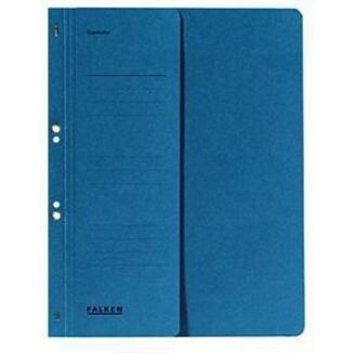 Falken Ösenhefter DIN A4, halber Deckel, recycelt, blau, rot, grün, gelb, chamois, grau, orange