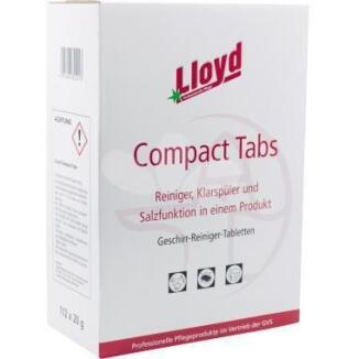 Lloyd Spülmaschinentabs Compact, 112 Tabs, Geschirrspülmittel, Achtung! Augenreizung