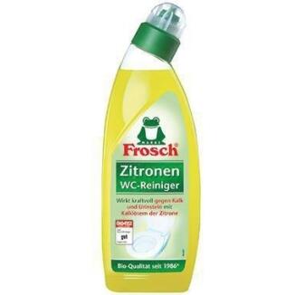Frosch WC-Reiniger Zitrone 750ml, biologisch abbaubar, kraftvoll gegen Kalk und Urinstein