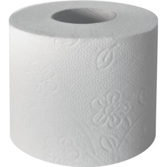 Racon Premium Toilettenpapier 3-lagig, hochweiß, 64 Rollen à 250 Blatt, Zellstoff-Tissue