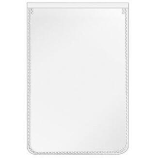 Veloflex Ausweishülle 57x84mm, PP transparent, seidenmatt, oben offen, dokumentenecht, Einreißschutz