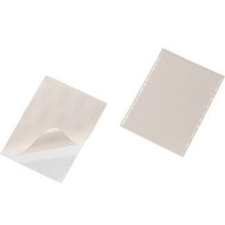 DURABLE Selbstklebetasche POCKETFIX DIN A5, transparent, 25 Stk., für Dokumente, Aushänge
