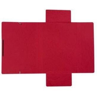 Soennecken Eckspanner DIN A4, 3 Klappen, Gummizug, Karton, Farben: rot, grün, orange, schwarz, gelb,