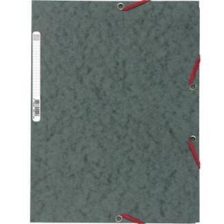 Exacompta Eckspanner Nature Future DIN A4 400g Karton, 250 Bl., 3 Klappen, Gummizugverschluss,