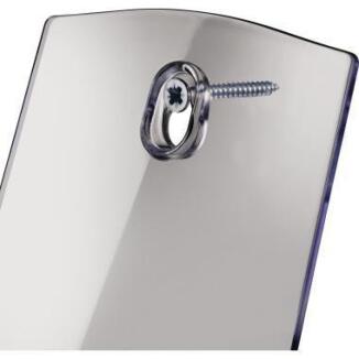 SIGEL Prospekthalter LH110 DIN A4, 1 Fach, glasklar, stabil, bruchsicher, 25 Jahre Garantie