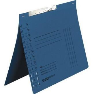 Falken Pendelhefter DIN A4 320g/m², recycelt, Amtsheftung, blau, chamois, gelb, grau, grün, orange, 