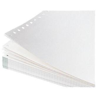 Soennecken Computerpapier 5919, 240mm x 12 Zoll, blanko, 500 Bl./Pack, Zick-Zack-Falzung