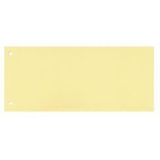 Trennstreifen 22x10,5cm, 100 Stk, gelb, chamois, orange, weiß, 2fach Lochung, Blauer Engel