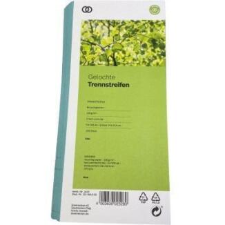 Soennecken Trennstreifen oeco 10,5x24cm 100St. in blau, grün, gelb, rosa, weiß, grau, orange,
