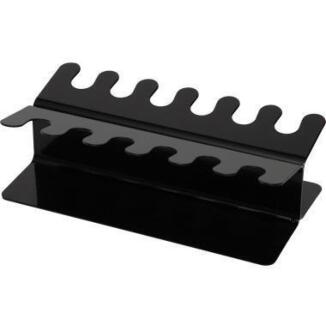 MAUL Stempelträger 12fach, gerade, Metall schwarz, stabil, kratzfest, Made in Germany