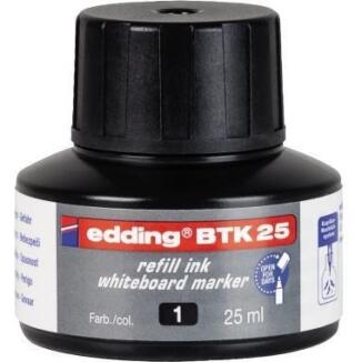 edding Nachfülltusche 25ml, schwarz, rot, blau, grün, umweltfreundlich, für Whiteboardmarker
