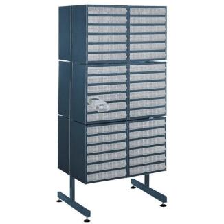 Doppelstativ B.705xT.570xH.1600mm, Bodenstativ für Stahlmagazine Serie 250, RAACO