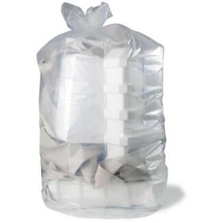 TRANSPAK Abfallsäcke Premium transparent, 500l, 1000l, 2500l, 120l, reißfest, umweltfreundlich