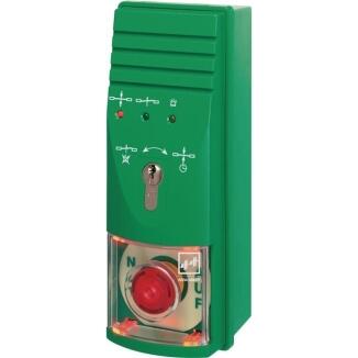 Fluchtwegsteuerung 1338 AP, integrierte Stromversorgung, Nottaste beleuchtet, Türzustandsanzeige