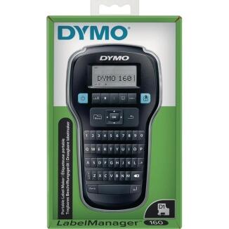 DYMO Beschriftungsgerät Label Manager 160, 6-12mm Schriftband, mobil, 2 Druckzeilen, QWERTZ