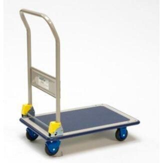 TRANSPAK Plattformwagen 740x480mm oder 920x610mm, Traglast 150kg oder 300kg, klappbarer Schiebebügel